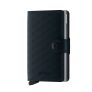 Secrid Mini Wallet Portemonnee Optical Black