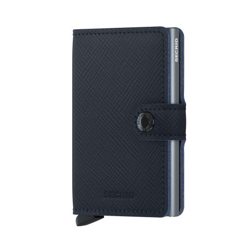 Secrid Mini Wallet Portemonnee Saffiano Navy