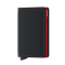 Secrid Slim Wallet Portemonnee Matte Black / Red