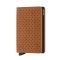 Secrid Slim Wallet Portemonnee Perforated Cognac