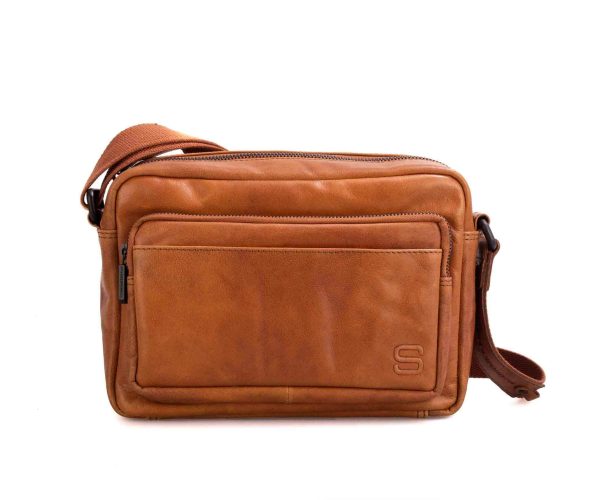 Spikes & Sparrow Crossbody Schoudertas Brandy