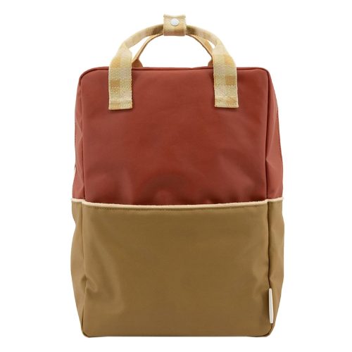 Sticky Lemon Colourblocking Backpack Large fig brown apple tree vanilla sorbet