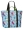 strandtas 46 x 46 cm polyester blauw