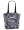 strandtas Aloha 23 liter zwart/wit