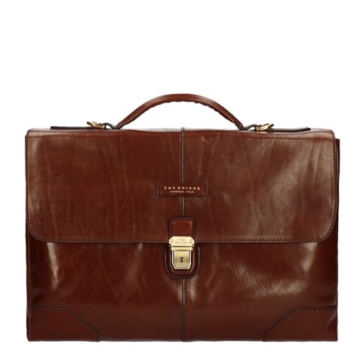 The Bridge Vespucci Briefcase brown3