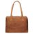 Chesterfield leren laptoptas dames 13" Flint cognac
