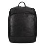 Chesterfield leren laptop rugzak Mack zwart