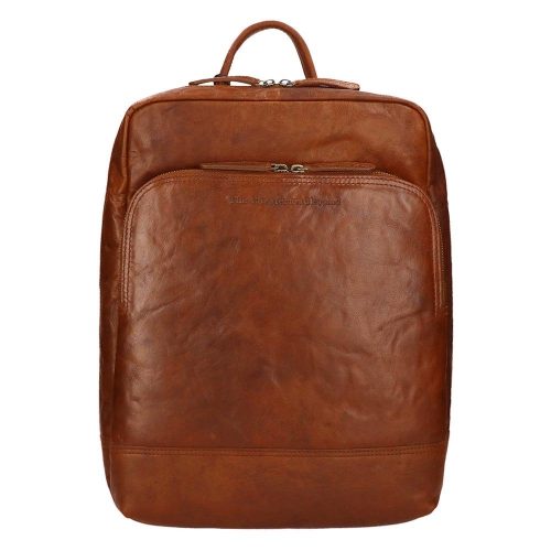 Chesterfield leren laptop rugzak Mack cognac