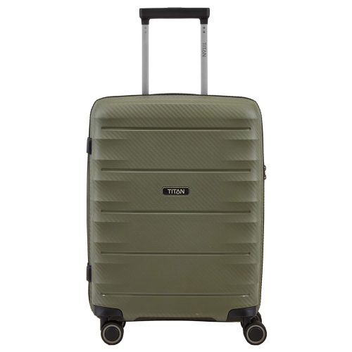 Titan Highlight 4 Wheel Handbagage Trolley S Khaki