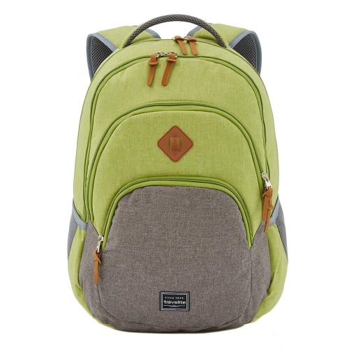 Travelite Basics Backpack Melange green/grey backpack