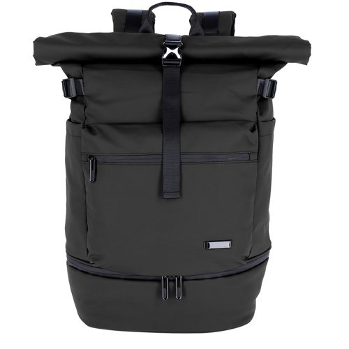 Travelite Basics Rollup Backpack black backpack