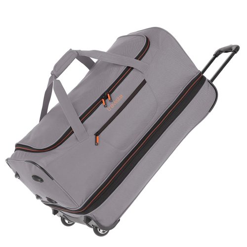 Travelite Basics Wheeled Duffle 70 Expandable grey Trolley Reistas
