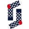 Happy Socks Sokken Socks Big Dot Blauw