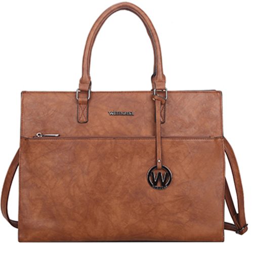 Wimona Franca 14'' Laptoptas cognac/bruin