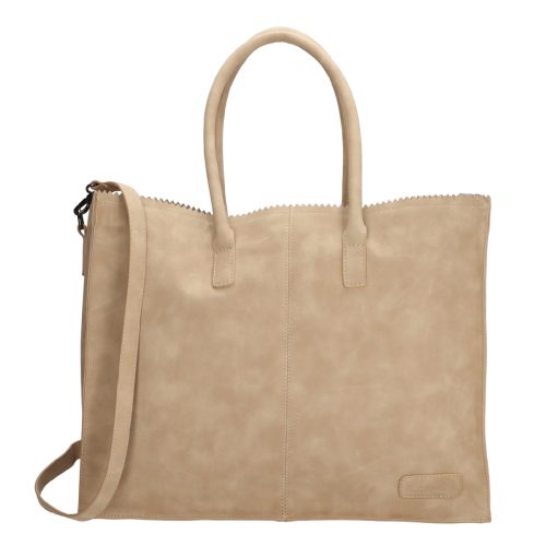 Zebra Trends Handtas Natural Bag Lisa XL Zand