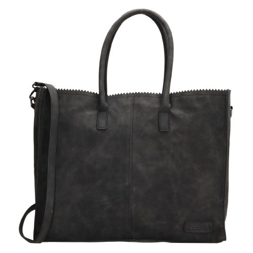 Zebra Trends Handtas Natural Bag Lisa XL Zwart