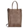 Zebra Trends Shopper Natural Bag Rosa XL 15&apos;&apos; Grijs