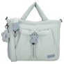 Zebra Trends Shopper/Handtas Puffy Juna Lichtblauw